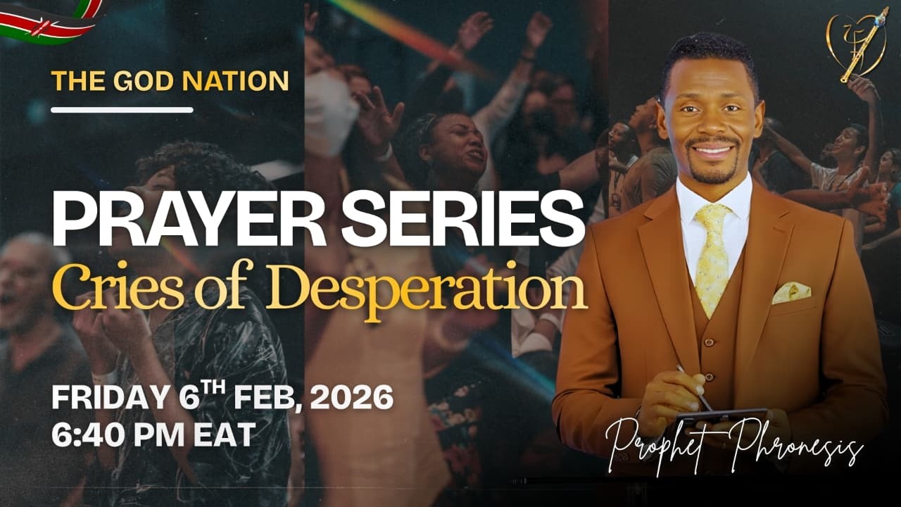 PRAYER SERIES (CRIES OF DESPERATION)  || PROPHET PHRONESIS