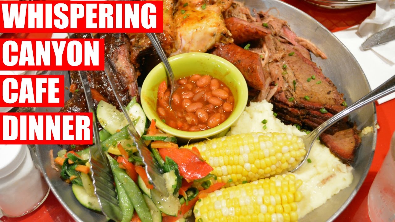 WHISPERING CANYON CAFE DINNER | Walt Disney World Vacation September 2016 Day 1, Part 2