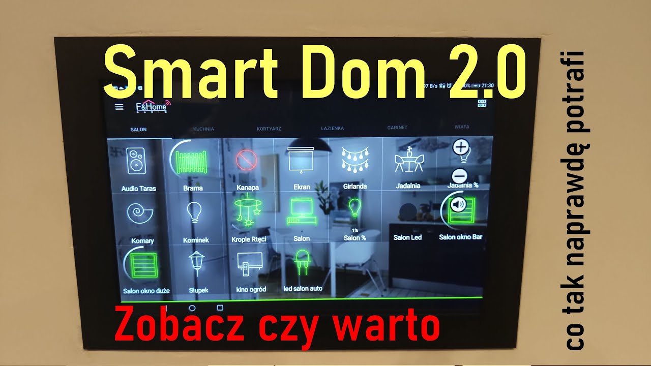 Salon i kuchnia w inteligentnym domu. Co tak naprawdę potrafi  Smart dom 2.0