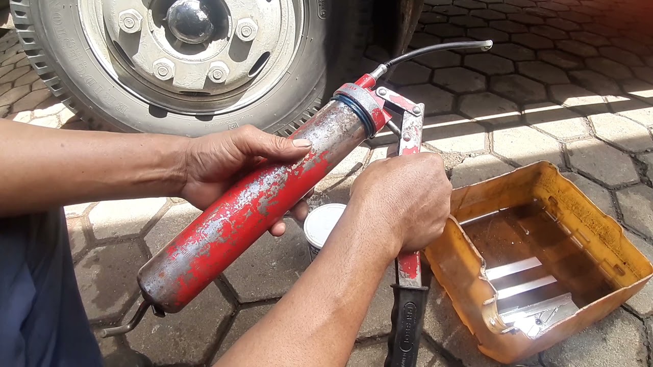 @cara mengisi pompa gemuk