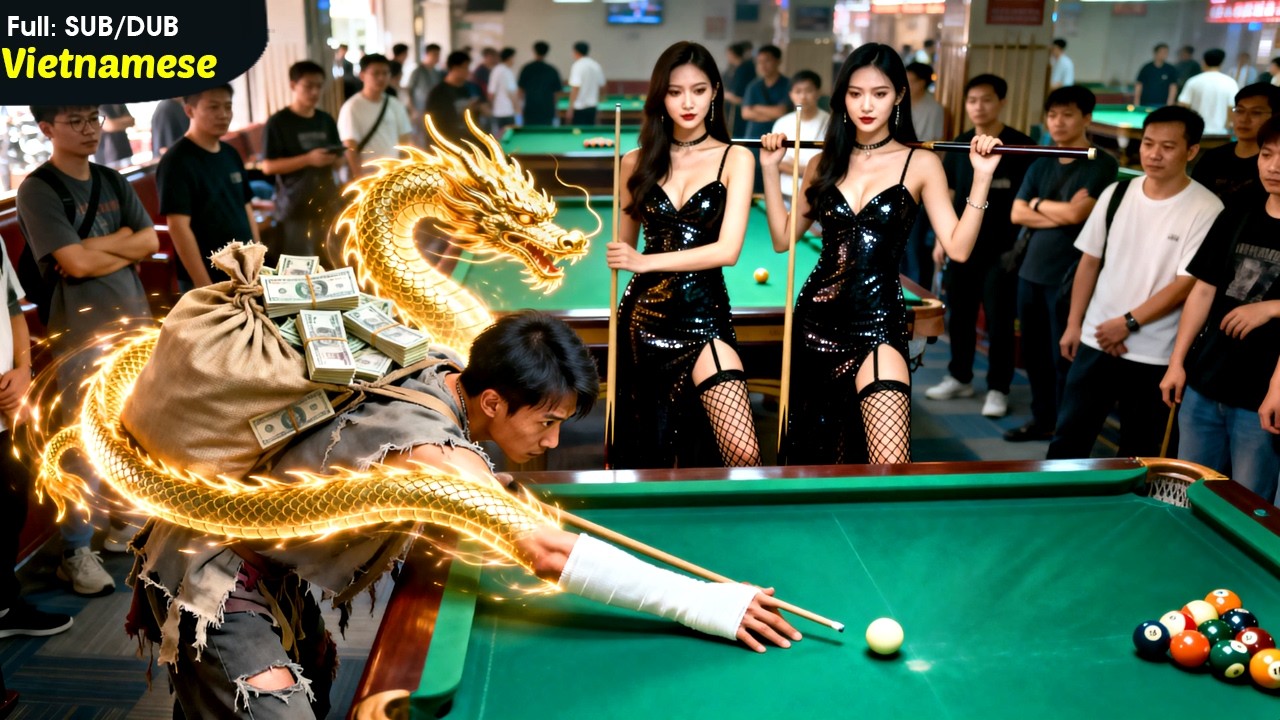 Thằng Ăn Mày Què Dùng 1 Tay Đi Đánh Bi-a, Bị Đám Đại Ca Khinh, Cái Kết Khiến Cả Đám Phải Phá Sản