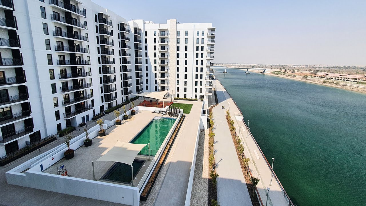 Water's Edge, canal view 3 bedroom apartment with Maid's room, 1506sqft, Yas Island Abu Dhabi