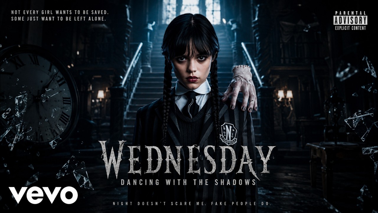 Wednesday &ndash; Dancing With The Shadows (Official Lyric Video) | Dark Gothic Pop Anthem