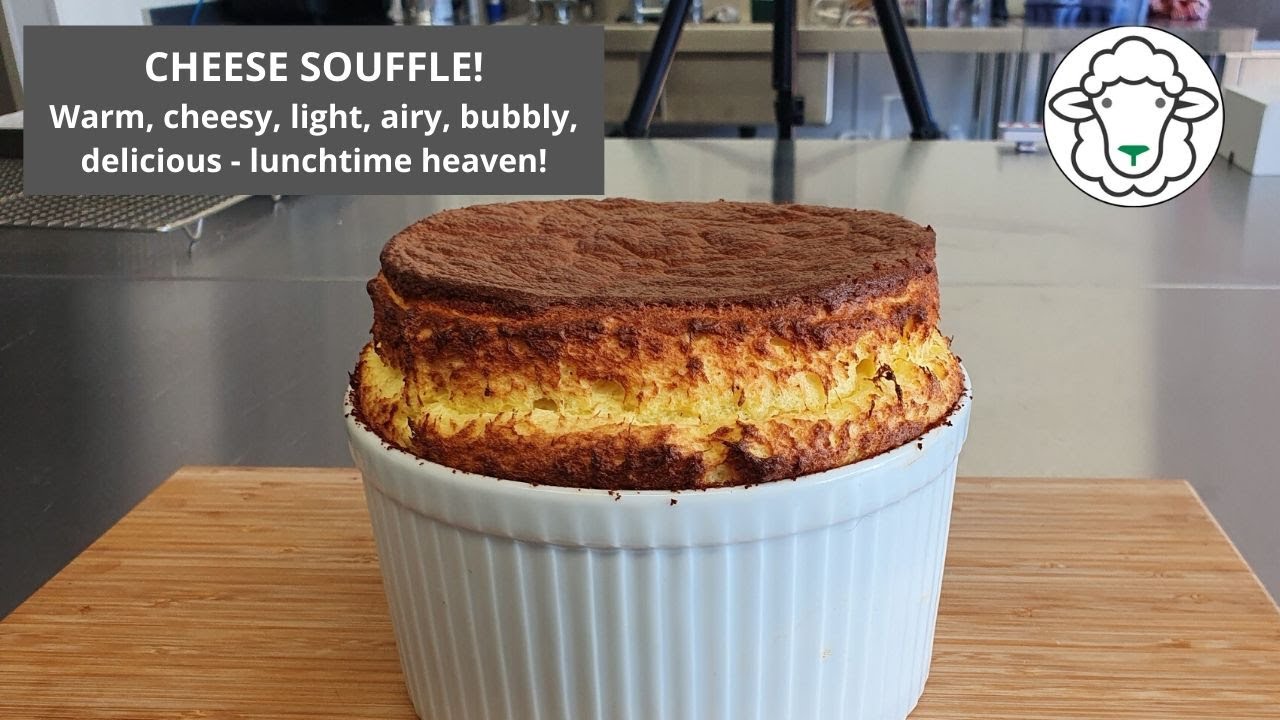 CHEESE SOUFFLE! Warm, cheesy, light, airy, bubbly, delicious - Lunchtime heaven!