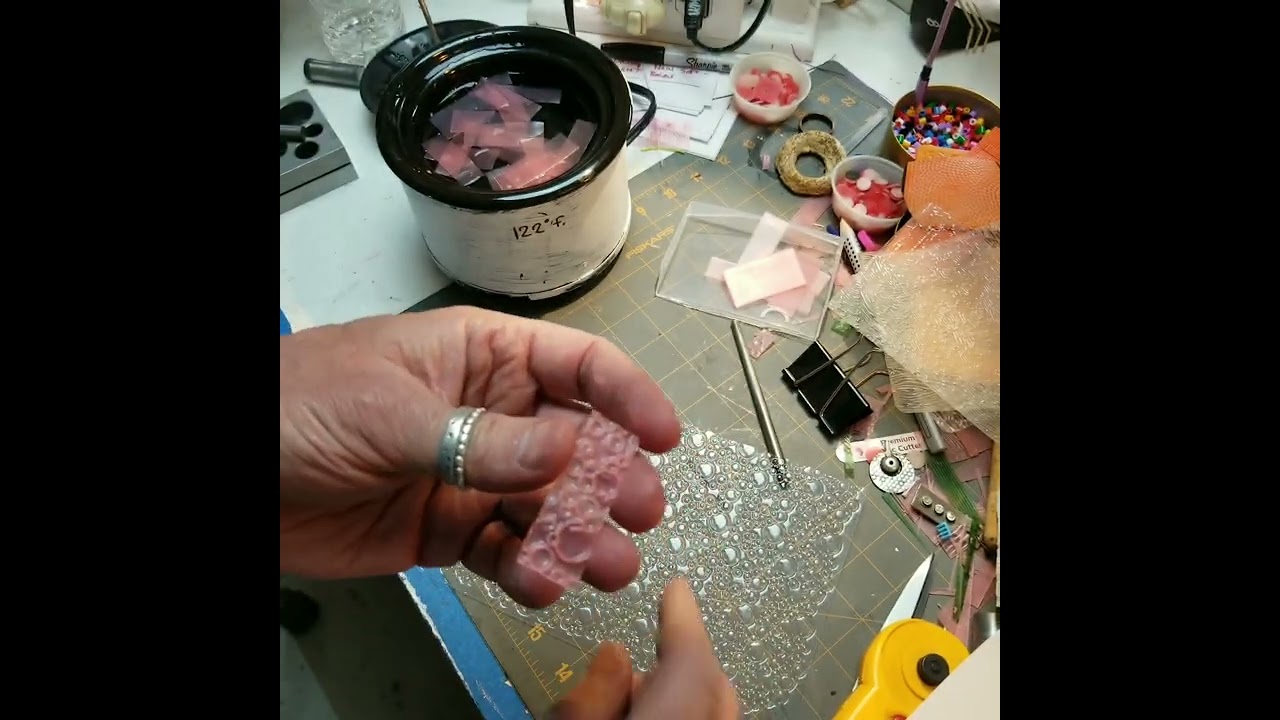Making Textured Wax Sheet for Lost Wax Casting