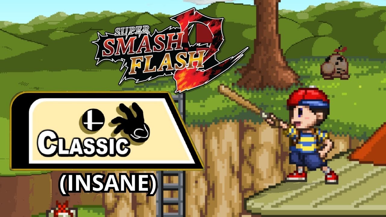 Super Smash Flash 2 | Classic Mode: Ness (Insane) No Continues v.1.4.
