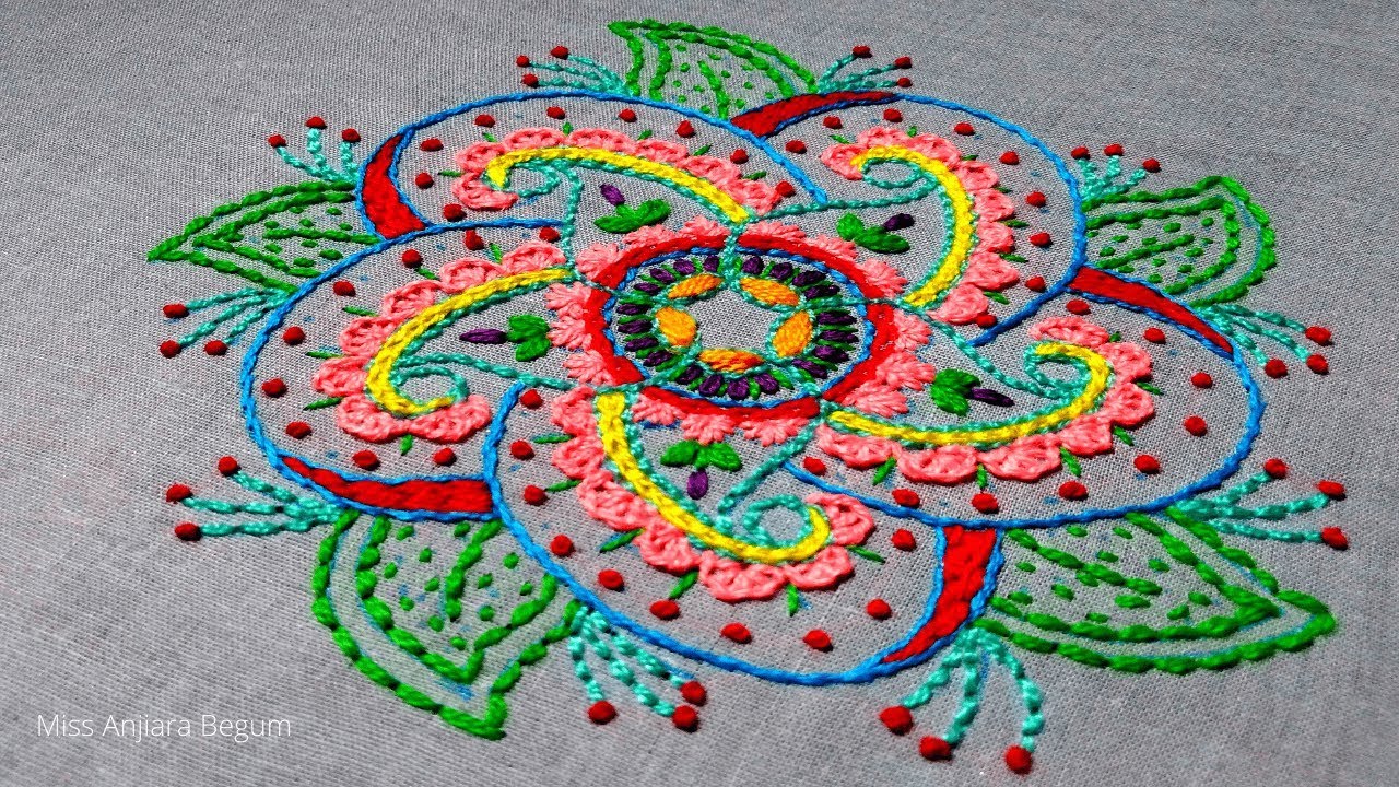 Sofa,Cushion,Pillow,Table Cloth,Wall mate,Bed sheets Embroidery Design and Pattern-98, #Miss_A
