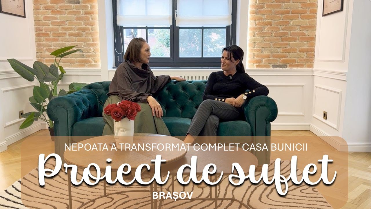 Casa bunicii complet transformată de nepoată. Cum am gândit locuința de 82 mp din Brașov