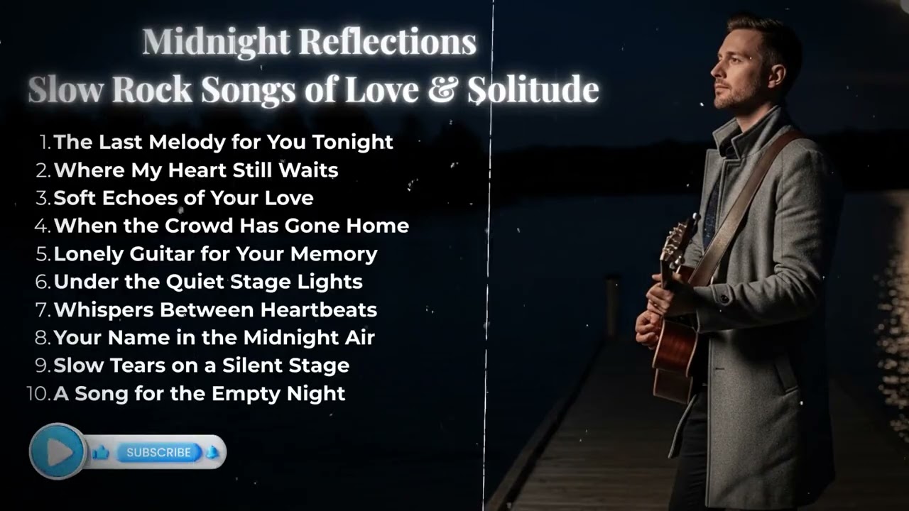 Midnight Rock Love Ballads 🎸 The Last Melody for You Tonight | Soft Slow Rock Songs