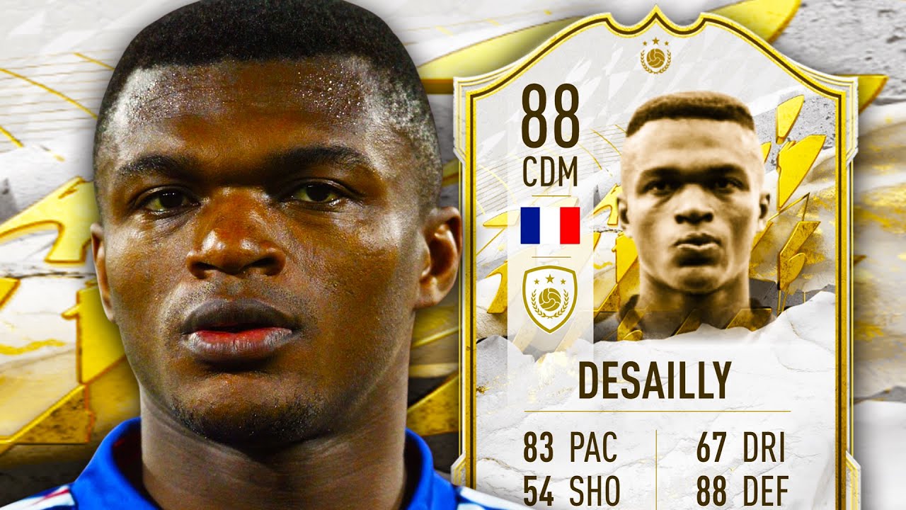 ICON SWAPS 1? 🤔 88 MID DESAILLY PLAYER REVIEW - FIFA 22 ULTIMATE TEAM