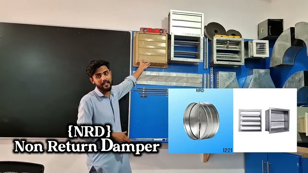 NRD  non return damper in details | VCD | To b continued...