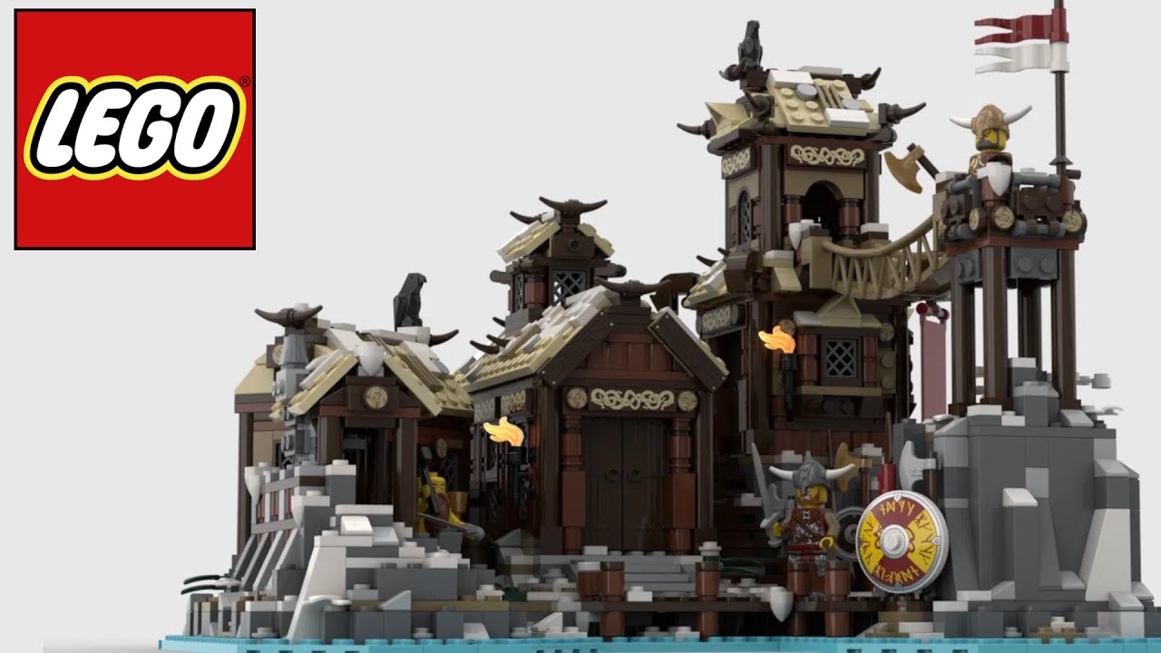 Lego Ideas Viking Village - 10.000 supporters achieved