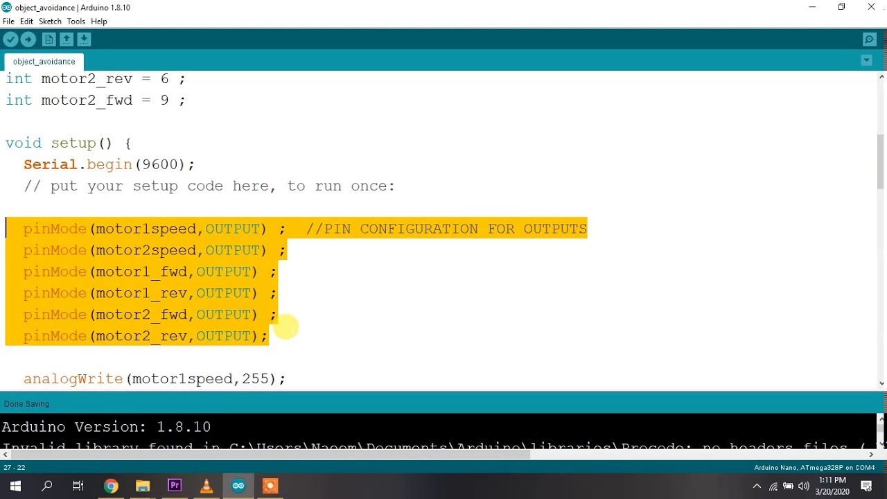 Arduino Tutorials | Object Avoidance