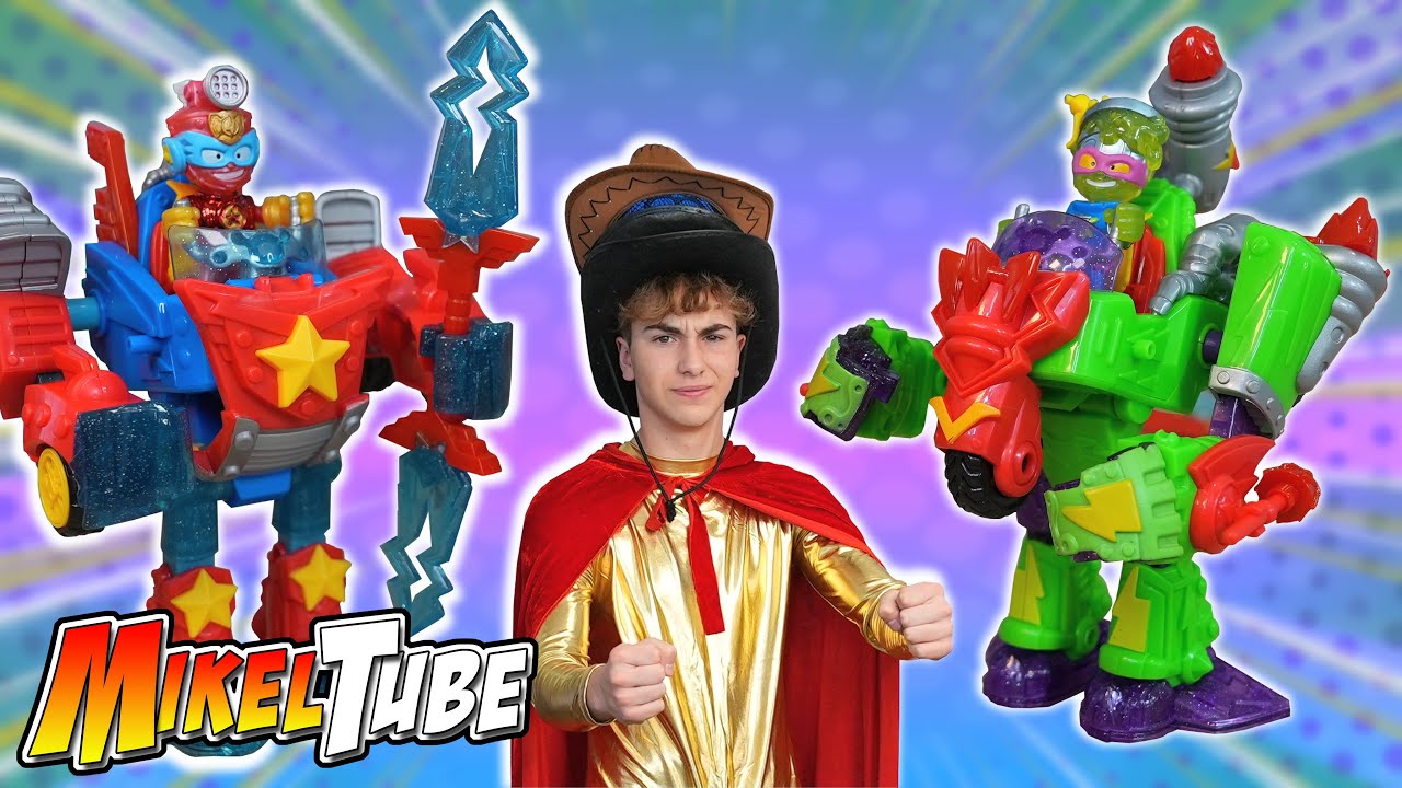 SuperThings Turbo Warriors y Legends: héroes vs villanos