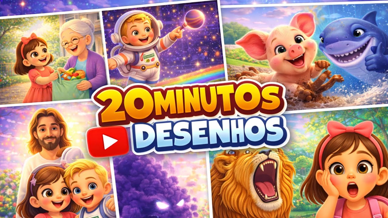 DESENHOS INFANTIS EDUCATIVOS POR 20 MINUTOS 🎈 | VÍDEO PARA CRIANÇAS | CONTEÚDO SEGURO PARA SEU FILHO