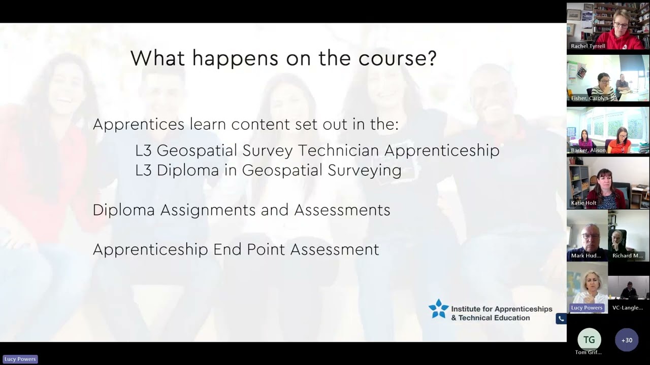 'An introduction to the Level 3 Geospatial Survey Technician Apprenticeship'. By Powers.