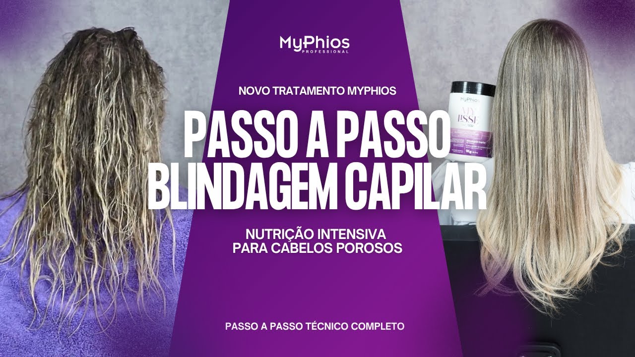 BLINDAGEM CAPILAR MYLISSE: RECUPERE CABELOS POROSOS E DESCOLORIDOS DESDE A PRIMEIRA APLICAÇÃO!