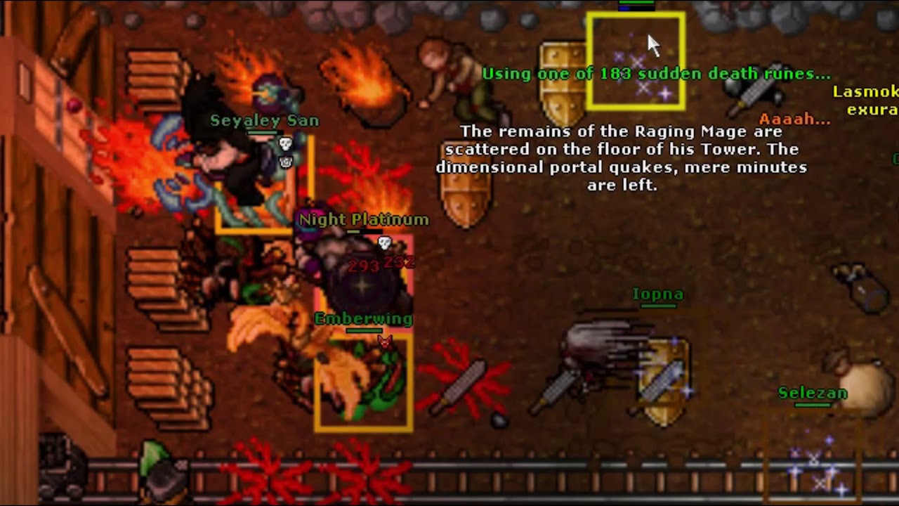 Tibia PvP - How to kill 283lv as 120lvls !