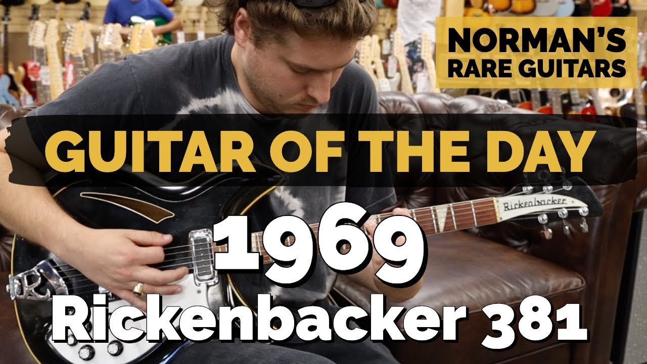 Guitar of the Day: 1969 Rickenbacker 381-6 Jetglo | Norman's Rare Guitars