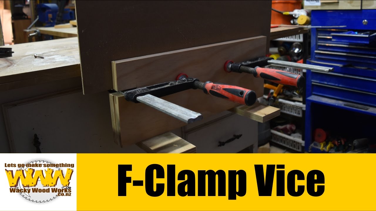 F-Clamp Vice - Off the Cuff - Wacky Wood Works.
