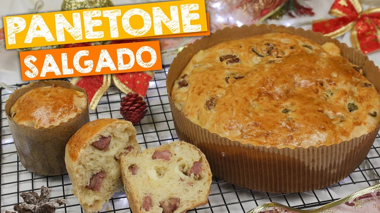 PANETONE SALGADO DE CALABRESA | Nandu Andrade