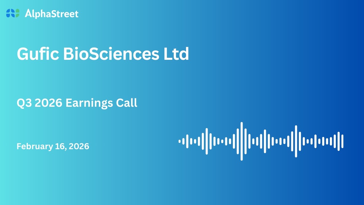 Gufic BioSciences Ltd Q3 FY2025-26 Earnings Conference Call