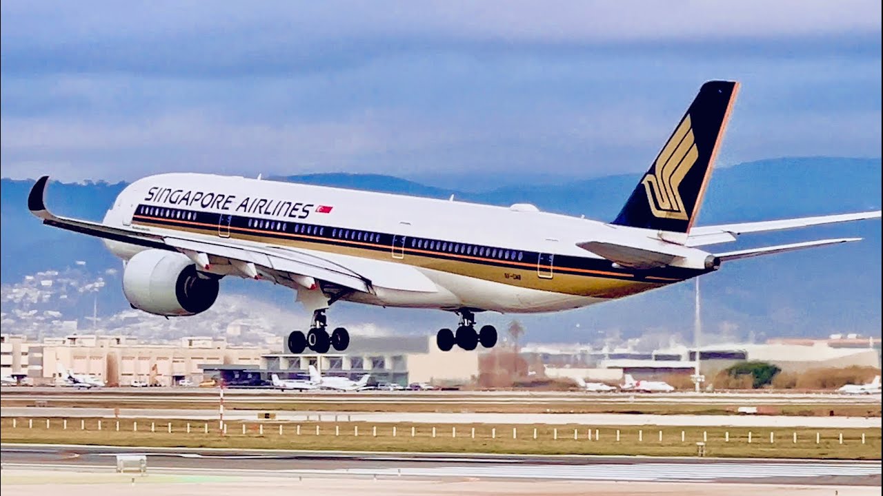 BEST Plane Spotting landings at Barcelona AirPort 4K Ultra HD