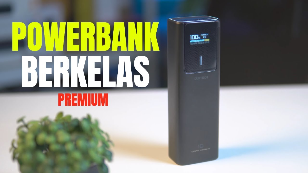 ini baru Powerbank beneran!!! cuktech 10 plus Powerbank 15000 mAh 120 watt
