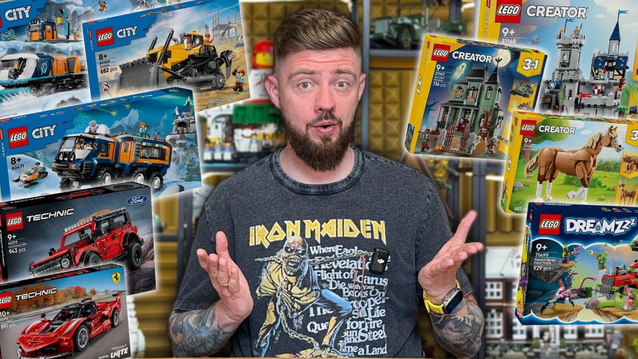 LEGO NOWOŚCI 2025 CITY | TECHNIC | CREATOR | DREAMZZZ | WEDNESDAY