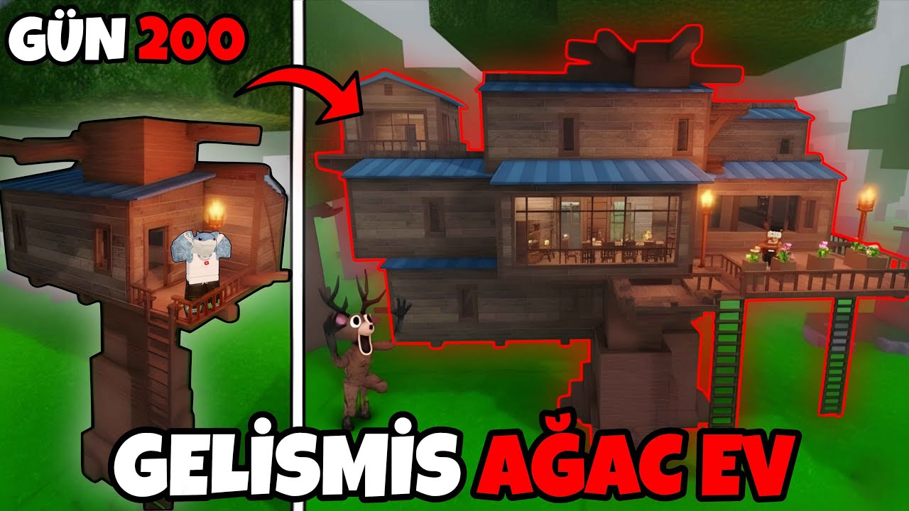 ADMİN OLUNCA OYUN BOZULDU!! 😈⚡ EN GÜVENLİ AĞAÇ EVİ! 🌳🏠 - Roblox Ormanda 99 Gece 🌲🌙