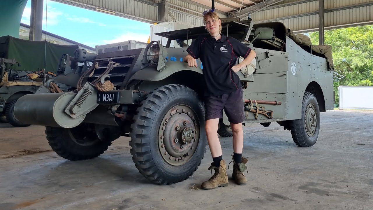 Walk around WW2 M3A1 Scout Car