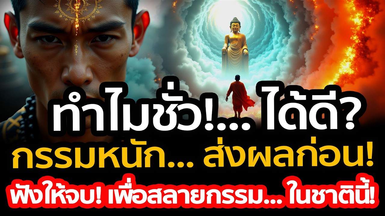 ทำไมกรรมหนักถึงส่งผลก่อน? ฟังให้จบ! แล้วคุณจะเปลี่ยนภพภูมิใน ๑ วินาที!