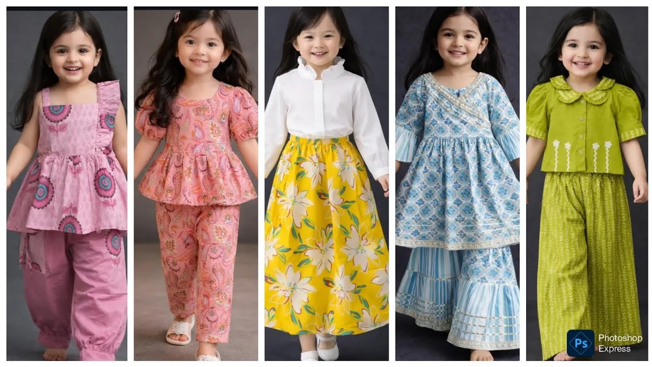 Latest New Stylish Baby Girl Eid Dress Design 2026بهترین و جذابترین لباسهای کودکانه برای عید