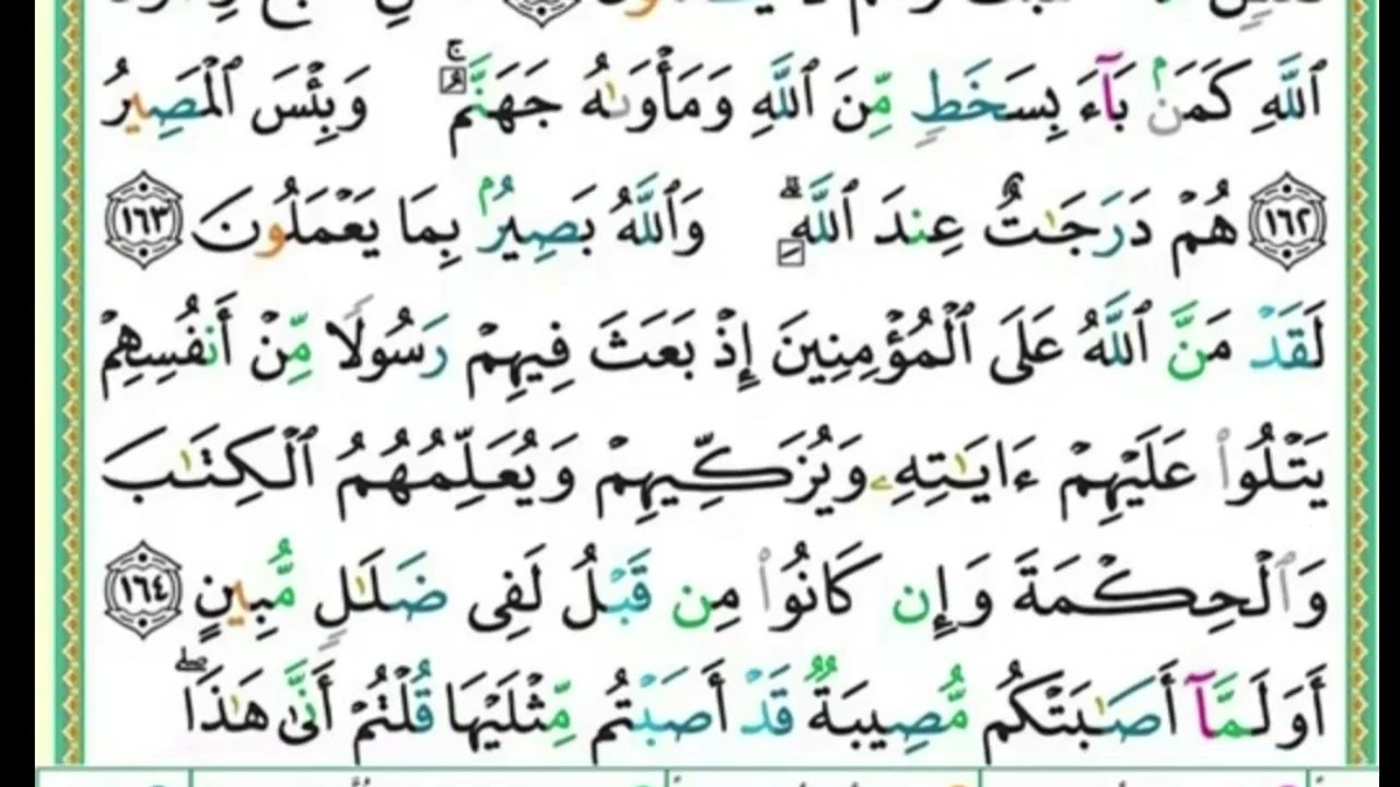 تكرار سورة ال عمران الصفحة  71   للحفظ الدكتور ايمن سويد