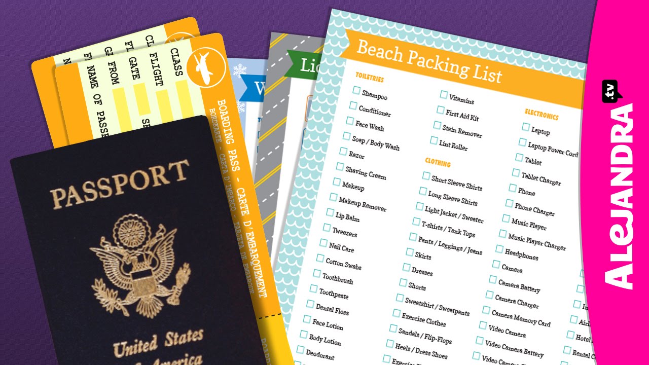 How to Pack Travel Documents