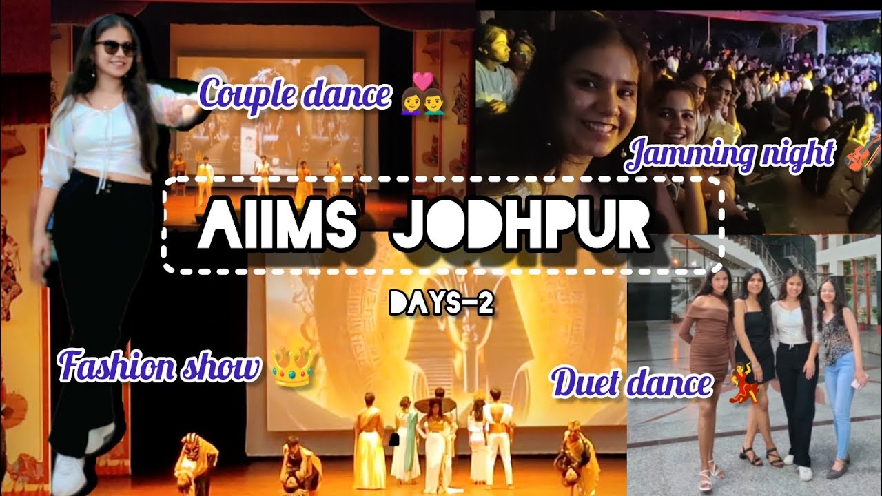 Aiims jodhpur cultural fest day-2|student life at aiims|#aiims #neet#aiimsbscnursing #vlog #video