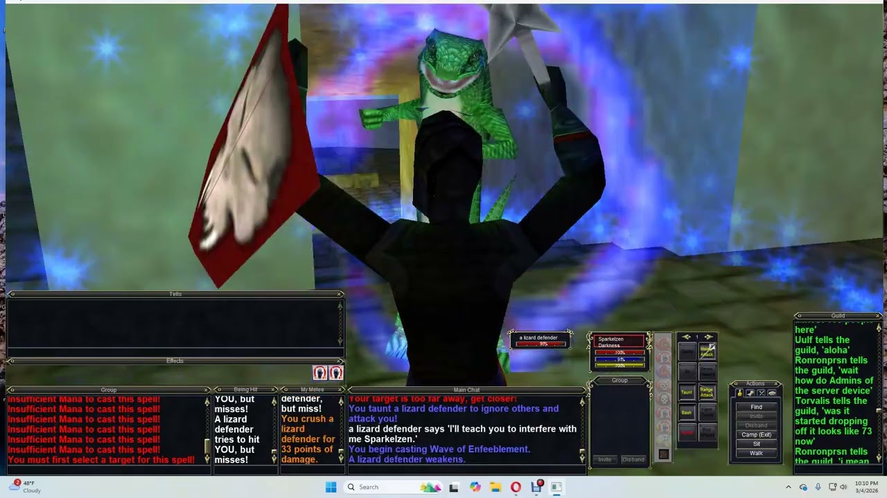 EverQuest Project 1999 Green, Cazic Thule, Level 30 Shadow Knight