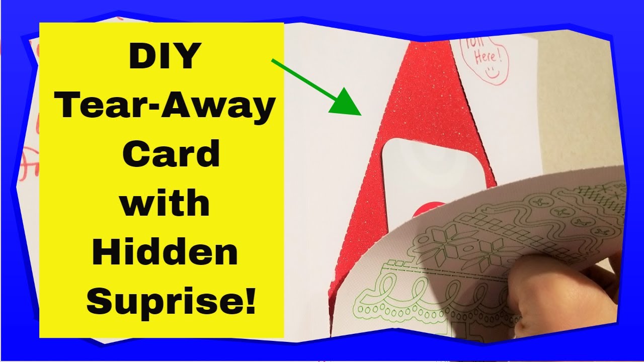 Perforated Tear Away Card REVEAL