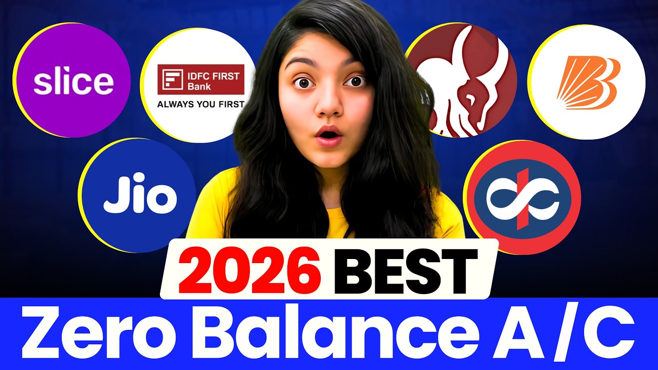 Best Zero Balance Bank Account 2026 || Best Bank for Savings Account 2026