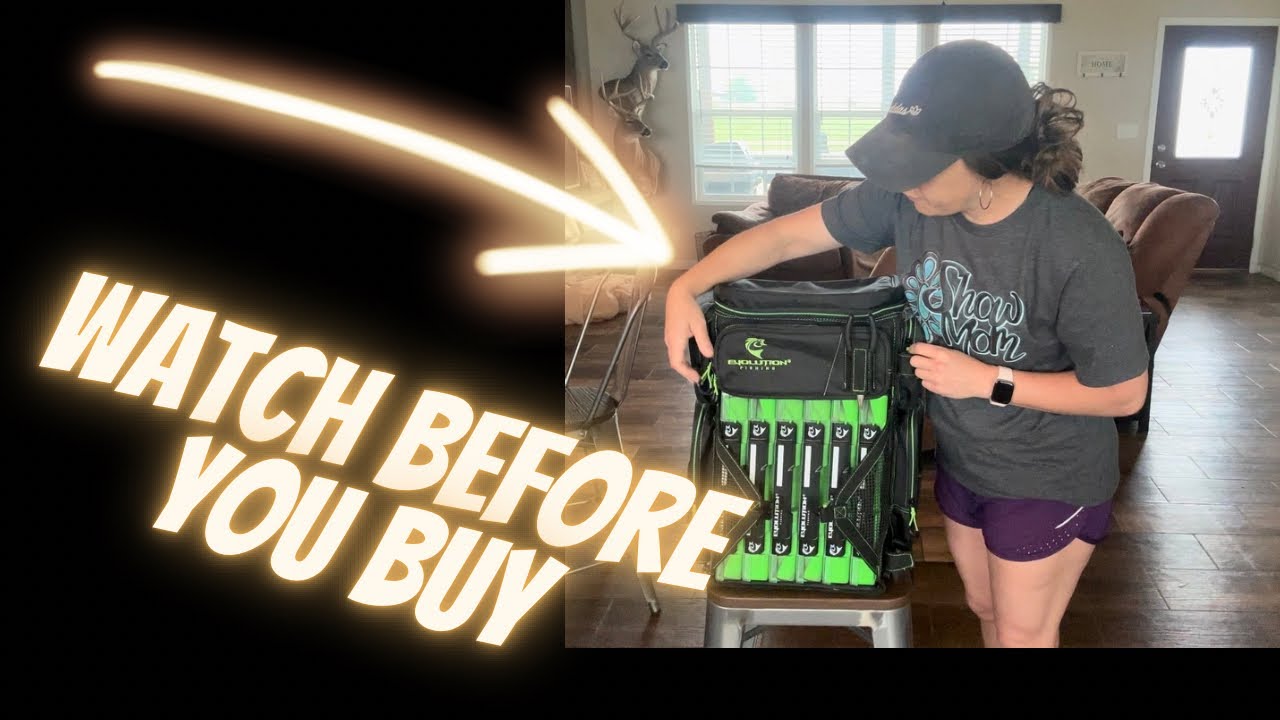 EVOLUTION Backpack Tackle Box- Every Fisherman’s Dream box
