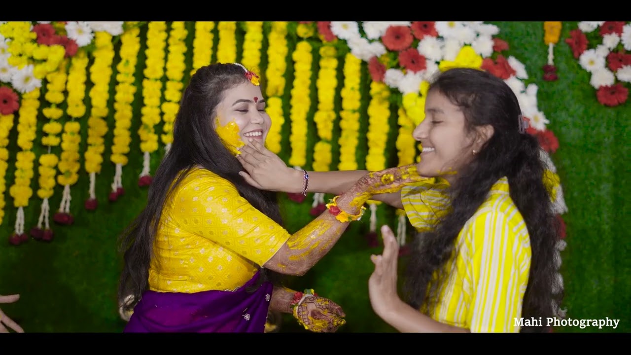 Varalaxmi and balaji wedding haldi ( Mahi photography) 9989938936