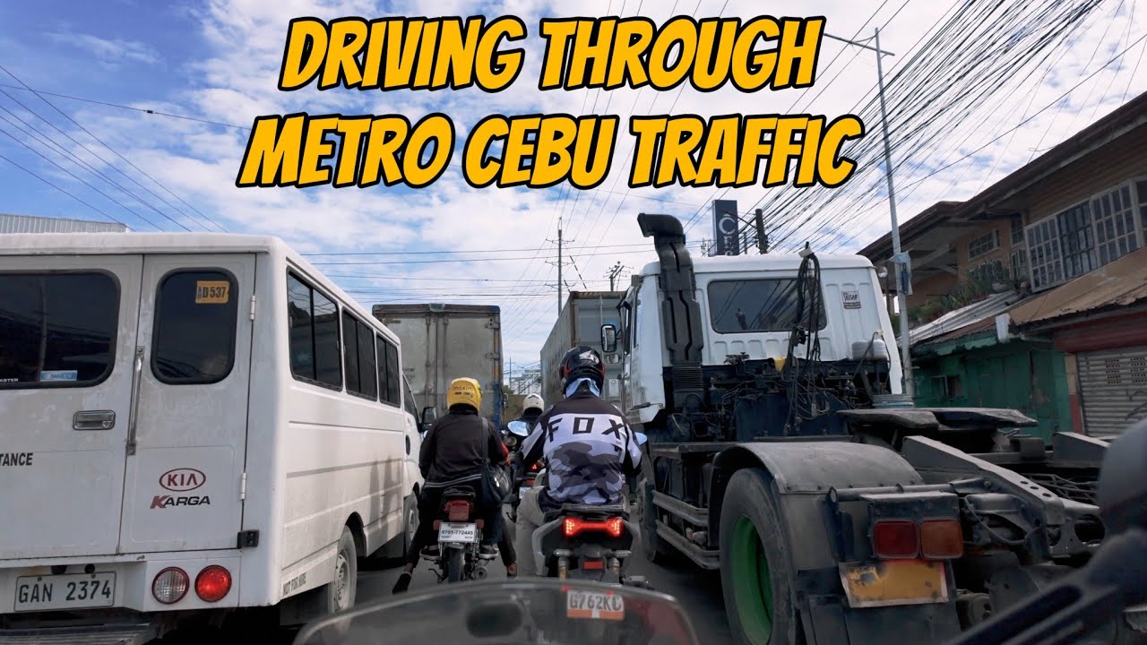DRIVING THROUGH METRO CEBU TRAFFIC. TRAFFIC IN CEBU IS GOING BAD.