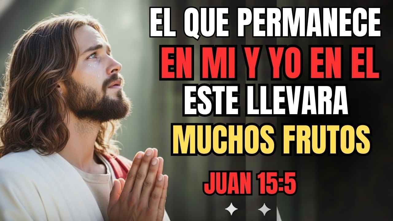 LA PROMESA DE JESÚS: El que permanece en Mí, dará mucho fruto - Mensaje de Esperanza
