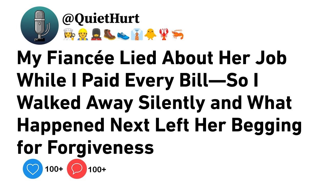 My Fiancée Lied About Her Job While I Paid Every Bill—So I Walked Away Silently and What Happened...