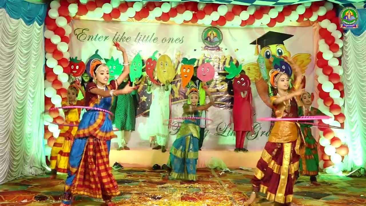 Vegetables Rhyme Dance with Hoola Loop | graduation Day 2026 | Akshaya Patasala