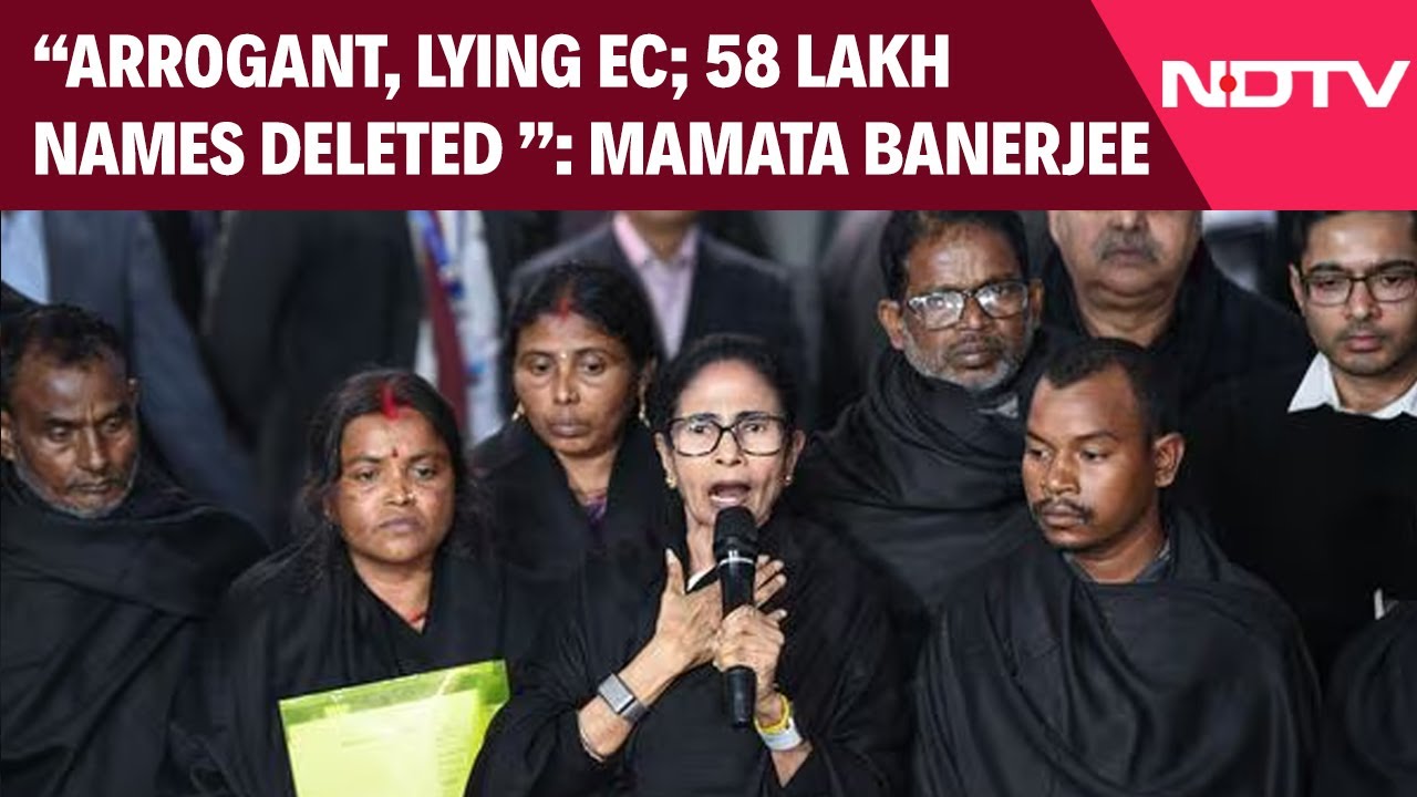 “Arrogant, Lying EC; 58 Lakh Names Deleted In Bengal”: Mamata Banerjee After EC Meet In New Delhi