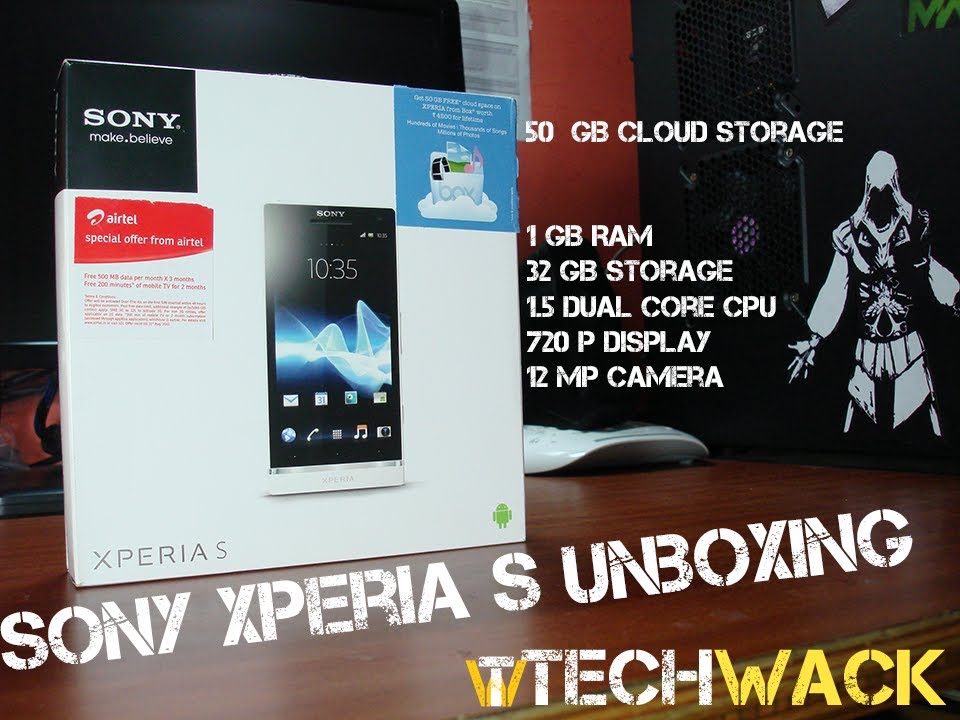 Sony Xperia S White Epic Unboxing !!