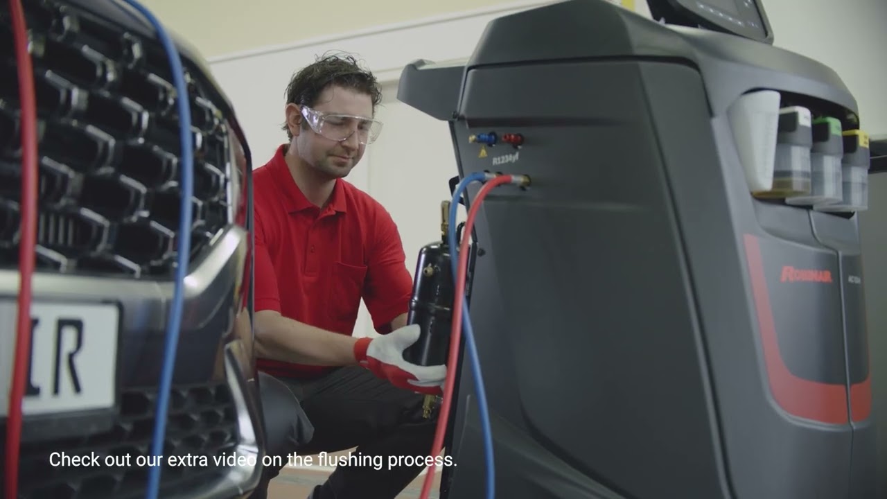 Air Conditioning Service with Robinair