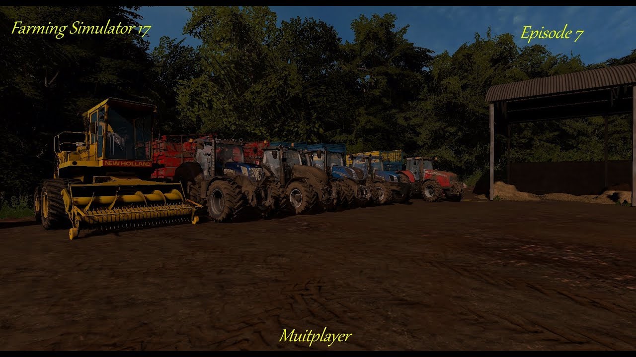 Fs17 -  Coldborough Park Farm Multiplayer - Episode 7 Last of the silage