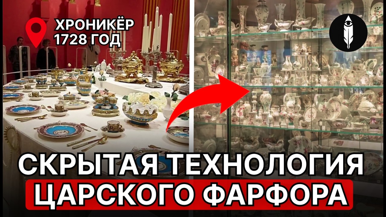 ПОСУДА ТОНЬШЕ БУМАГИ. Настоящая технология создания ФАРФОРОВЫХ сервизов для царей?